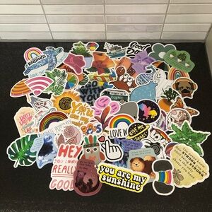 75+ misc. individual stickers